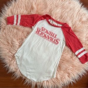 Stranger Things Baseball Tee